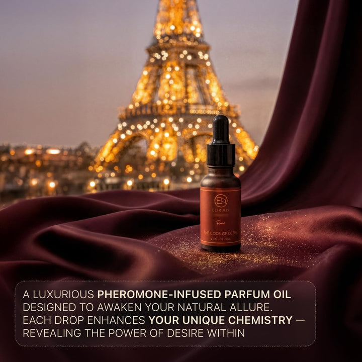 ELIXIR27 Pheromones Perfume Oil for Women Luxury Feminine Fragrance Oil, Long-Lasting Scent with Raspberry, Jasmine & Vanilla Notes