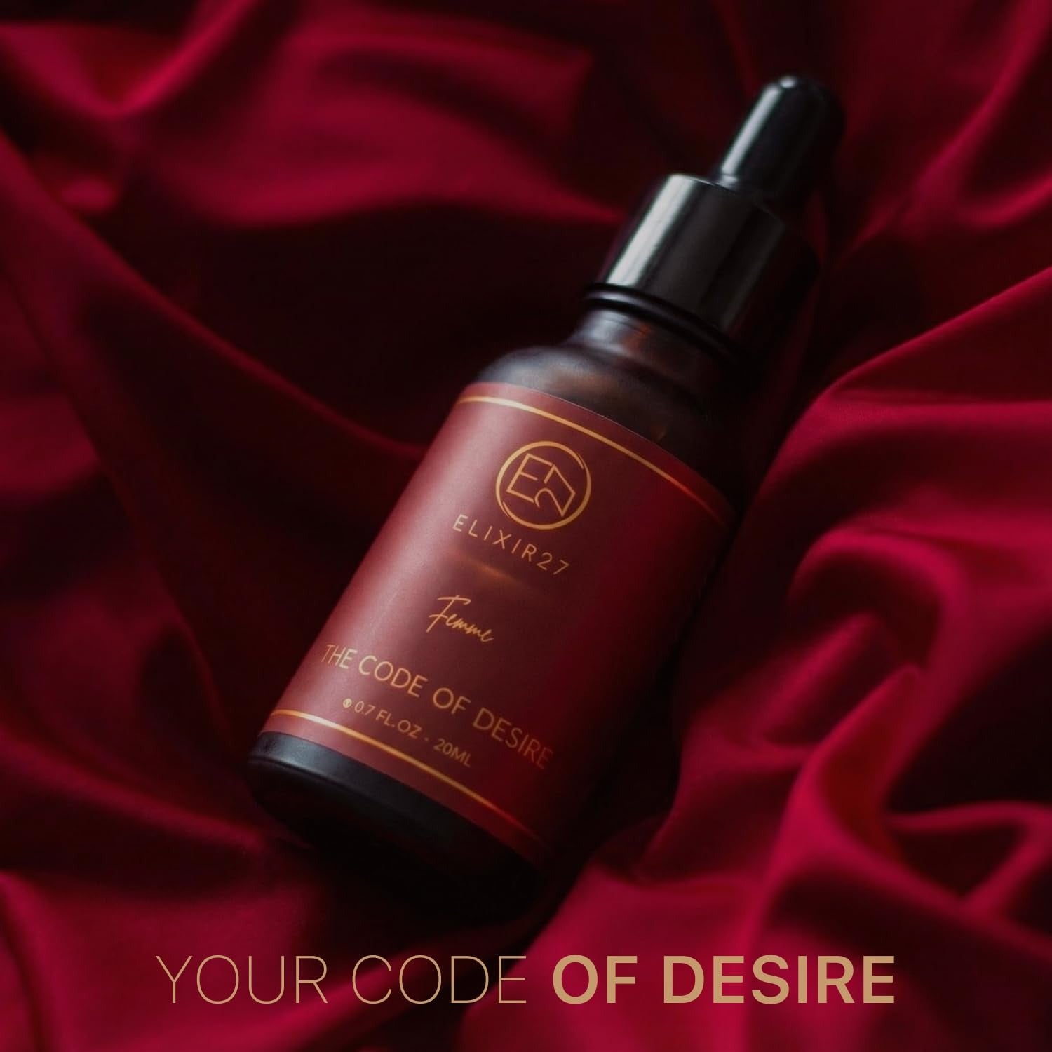 ELIXIR27 Pheromones Perfume Oil for Women Luxury Feminine Fragrance Oil, Long-Lasting Scent with Raspberry, Jasmine & Vanilla Notes